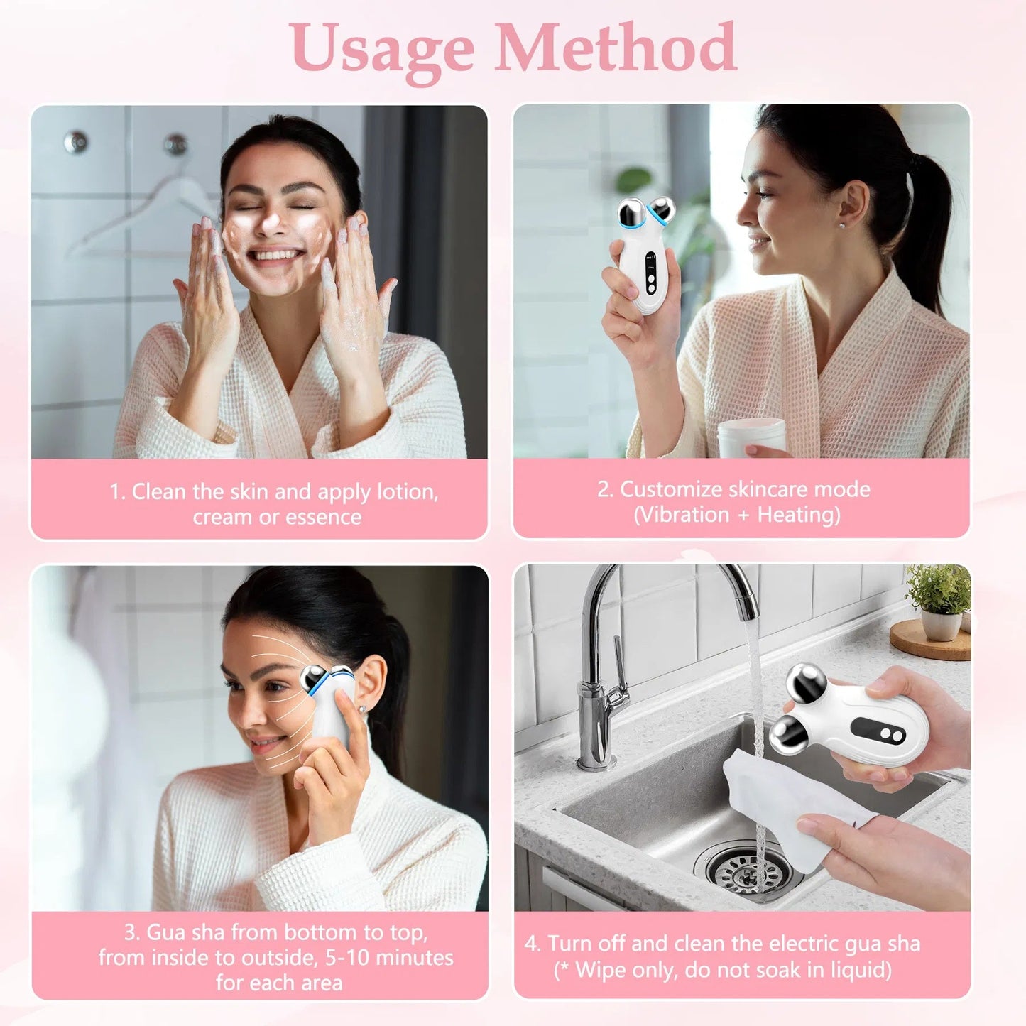 Microcurrent Facial Lift & Anti-Aging Device